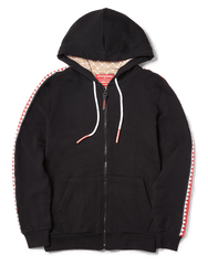 SHARKTRACK TIGER MONEY ZIPUP HOODIE (BLACK)