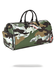 CAMO MONEY SHARK DUFFLE