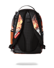 SPALDING X SPRAYGROUND FIRE MONEY BACKPACK