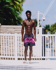 PINK PANTHER DIAMOND SHARK SWIM SHORTS