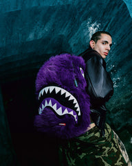 FURZILLA SHARK (PURP) BACKPACK