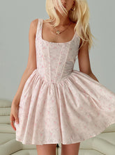 Bridgitte Corset Mini Dress Floral
