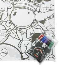 SPRAYGROUND HUGE COLORING POSTER 39x27 & MARKERS INCLUDED