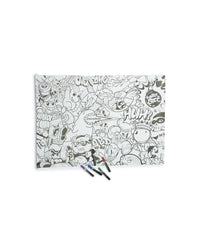 SPRAYGROUND HUGE COLORING POSTER 39x27 & MARKERS INCLUDED