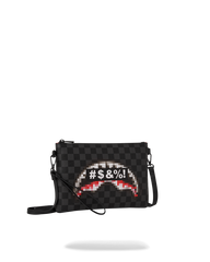 'WHAT THE BEEP' SHARK CROSSOVER CLUTCH