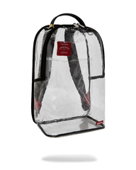 FULLY CLEAR EMBOSSED BOSS BACKPACK