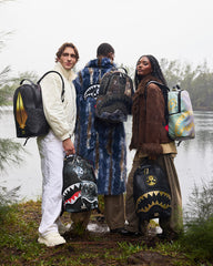 FOUNDATION DAYS FUR COAT SHARK BACKPACK