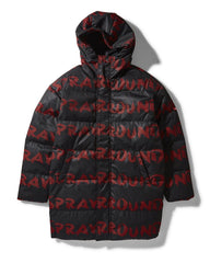 SG GRAFFITI PUFFER JACKET BLACK