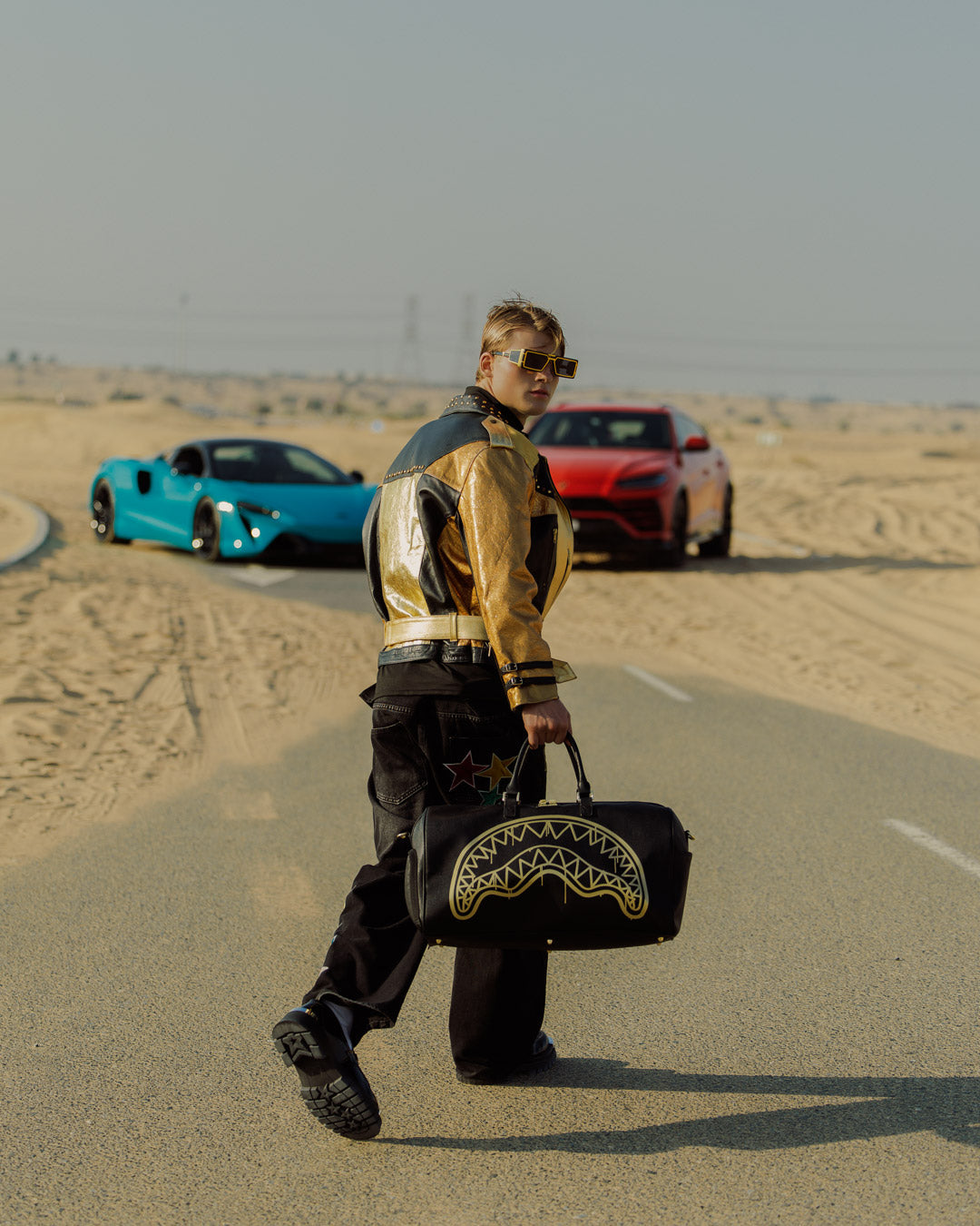GOLD FANG DUFFLE