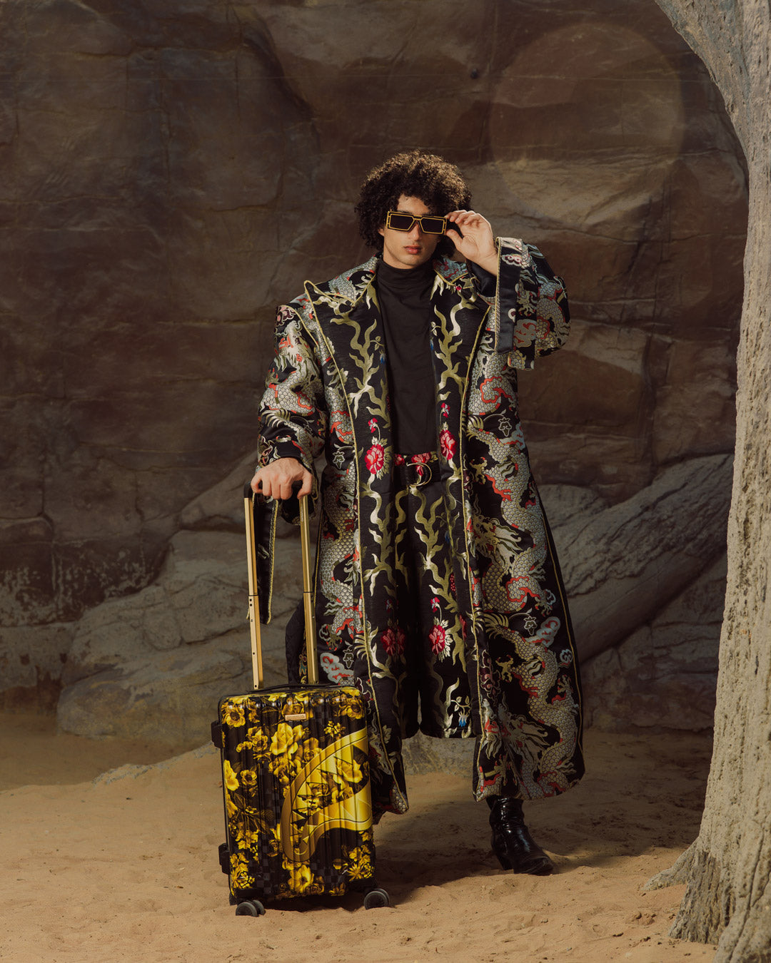 BILLIONAIRE BLOOM CARRY-ON LUGGAGE