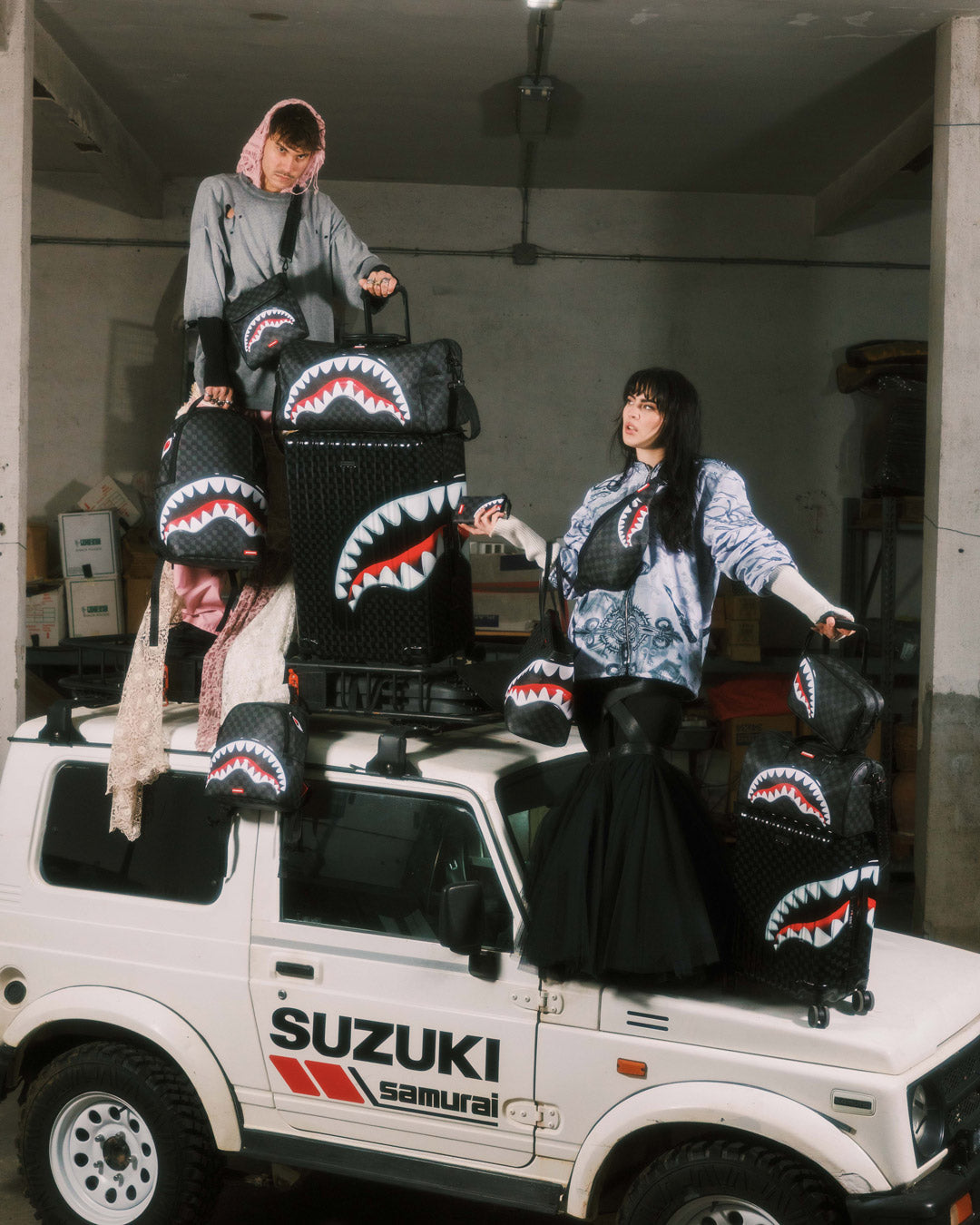 SHARKS IN PARIS HYPER PUFF BACKPACK