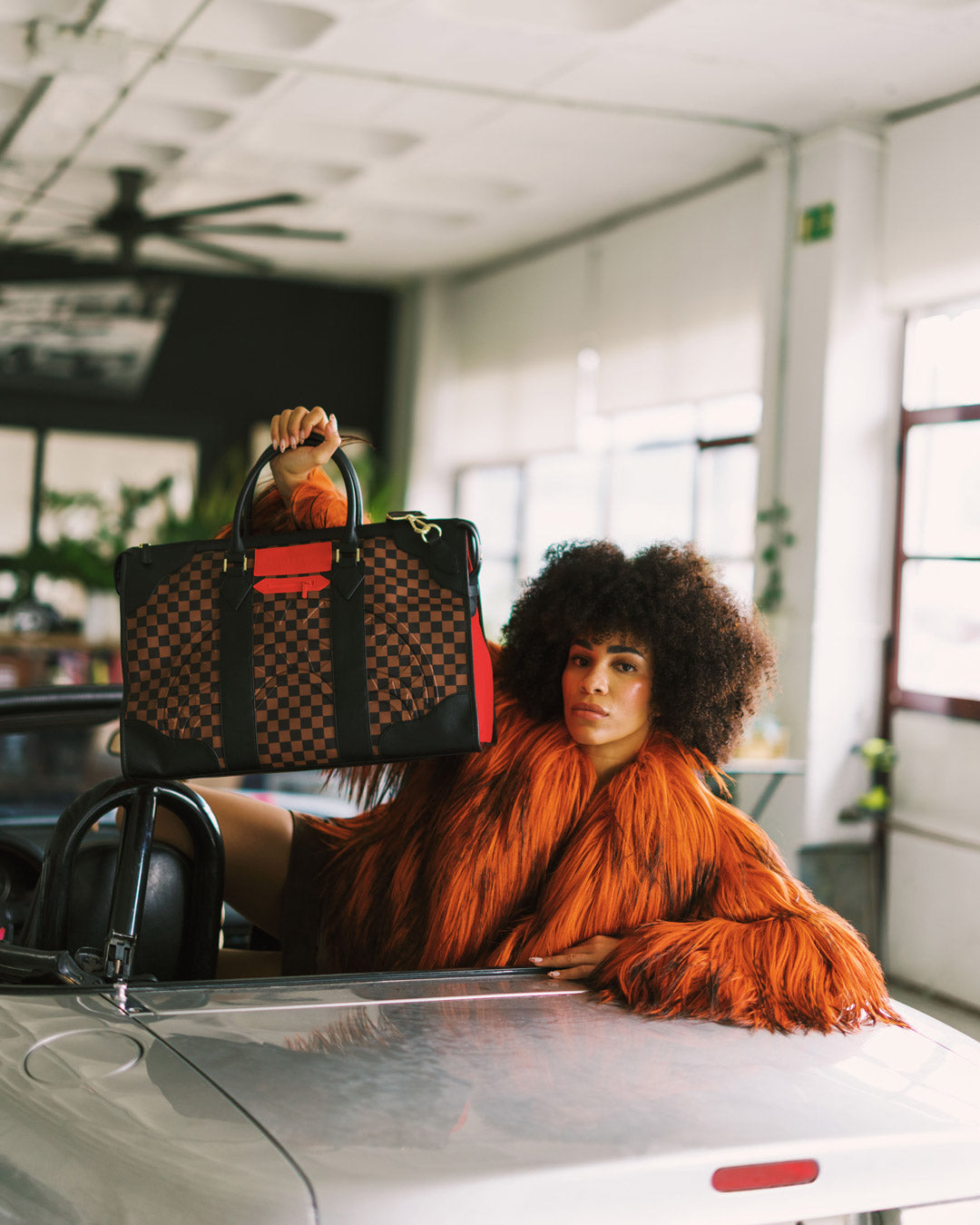 KATANA CHECK BOSS PYRAMID DUFFLE