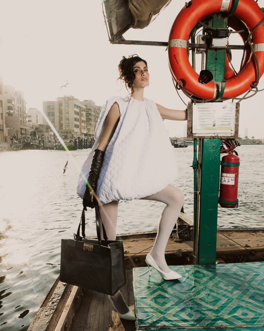 GOLD BRICK DRIP TORTUGA TOTE