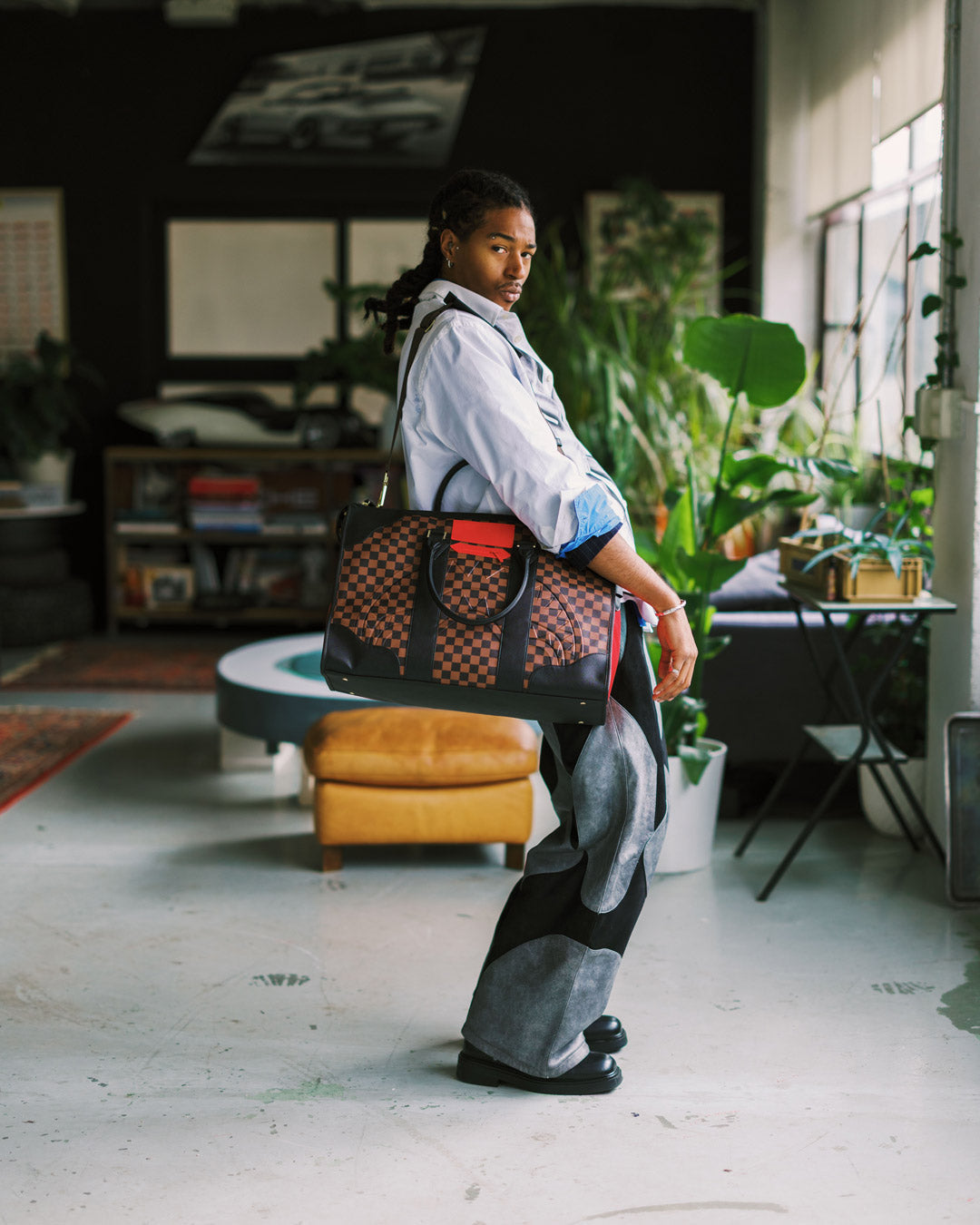 KATANA CHECK BOSS PYRAMID DUFFLE