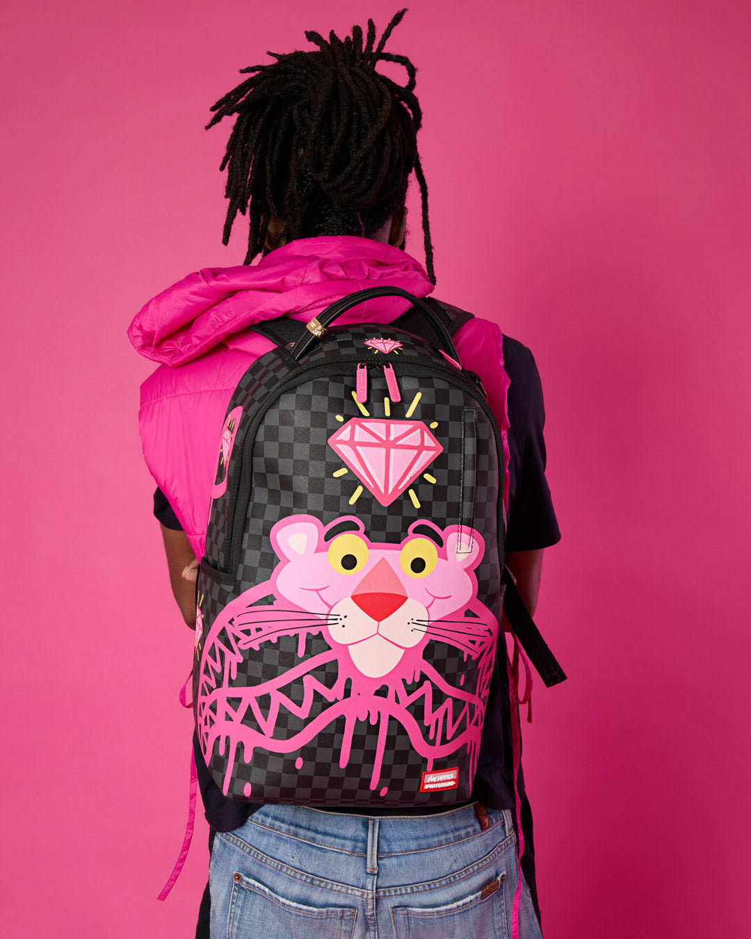 PINK PANTHER DIAMOND SHARK BACKPACK