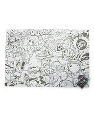 SPRAYGROUND HUGE COLORING POSTER 39x27 & MARKERS INCLUDED