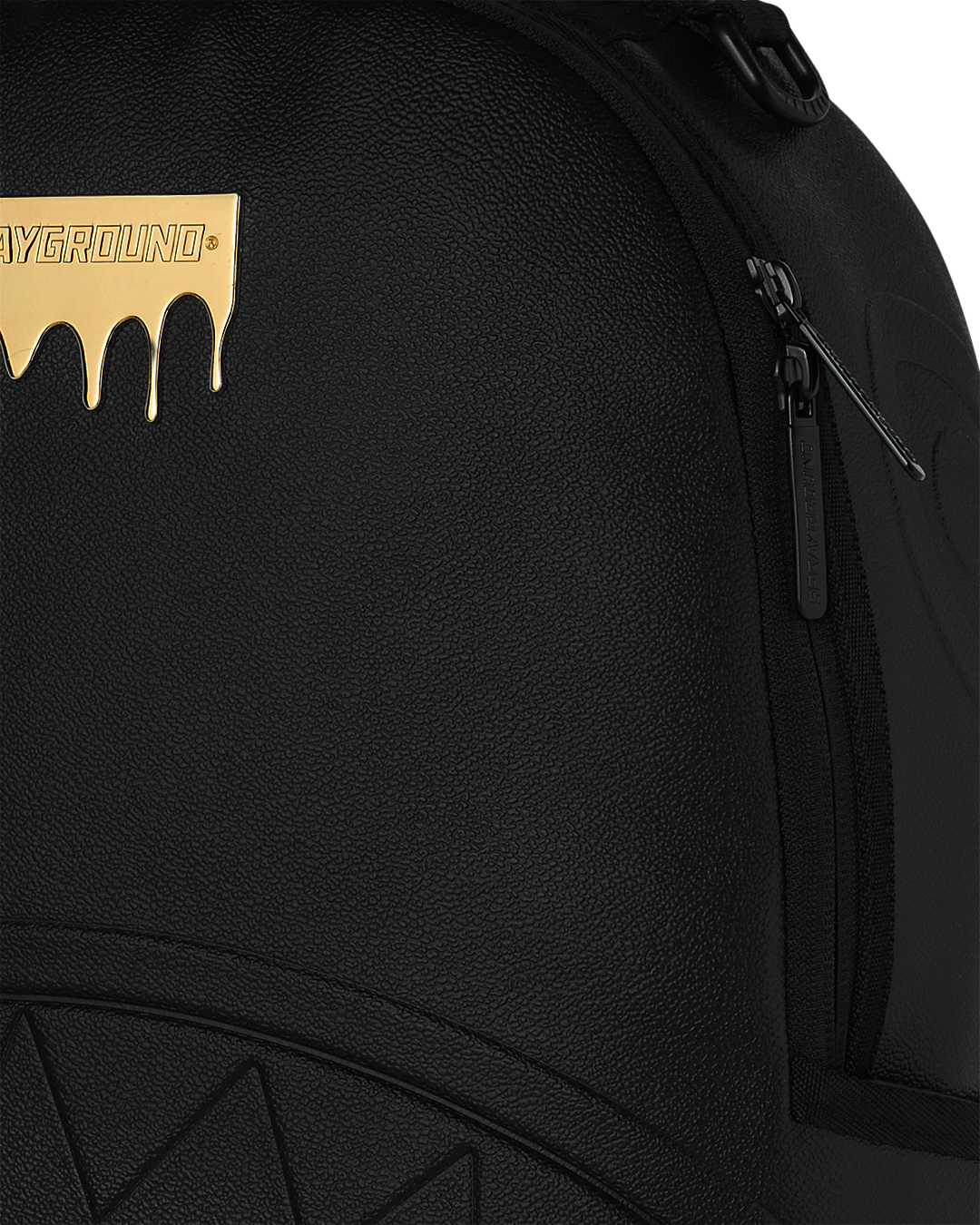 GOLD BRICK DRIP BLACK BACKPACK