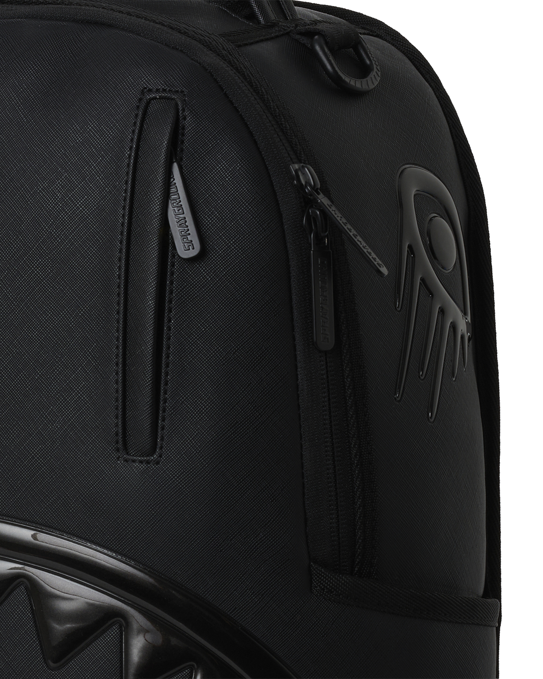 GLOSSY BOSSY - BLK METALLIC BACKPACK
