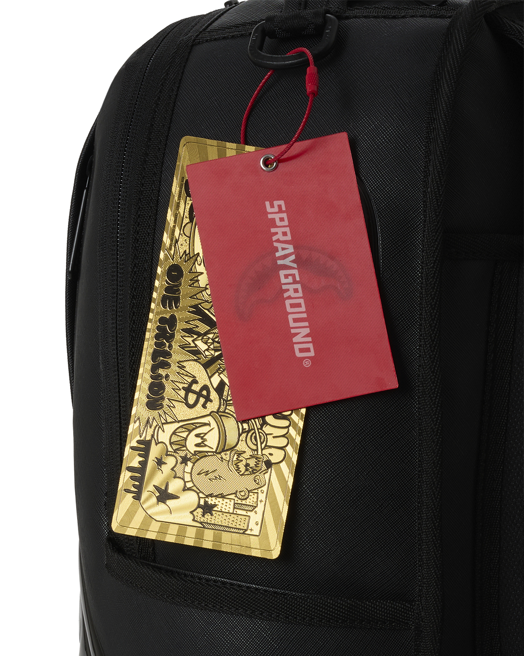 GLOSSY BOSSY - BLK METALLIC BACKPACK