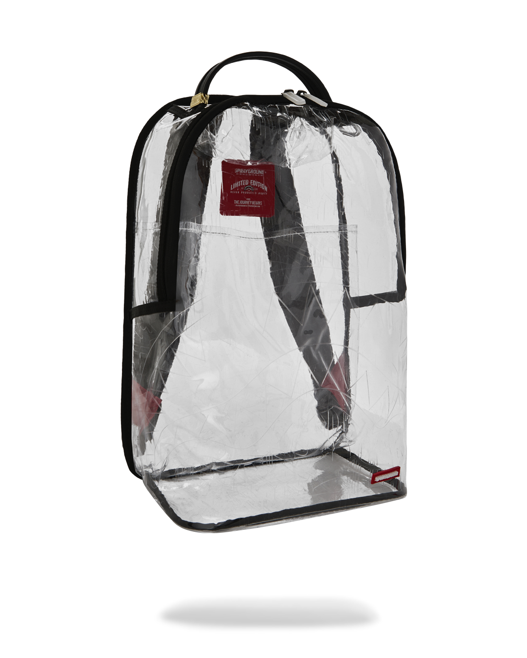 FULLY CLEAR EMBOSSED BOSS BACKPACK