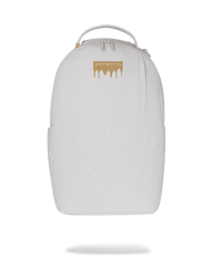 GOLD BRICK LUXE WHITE BACKPACK