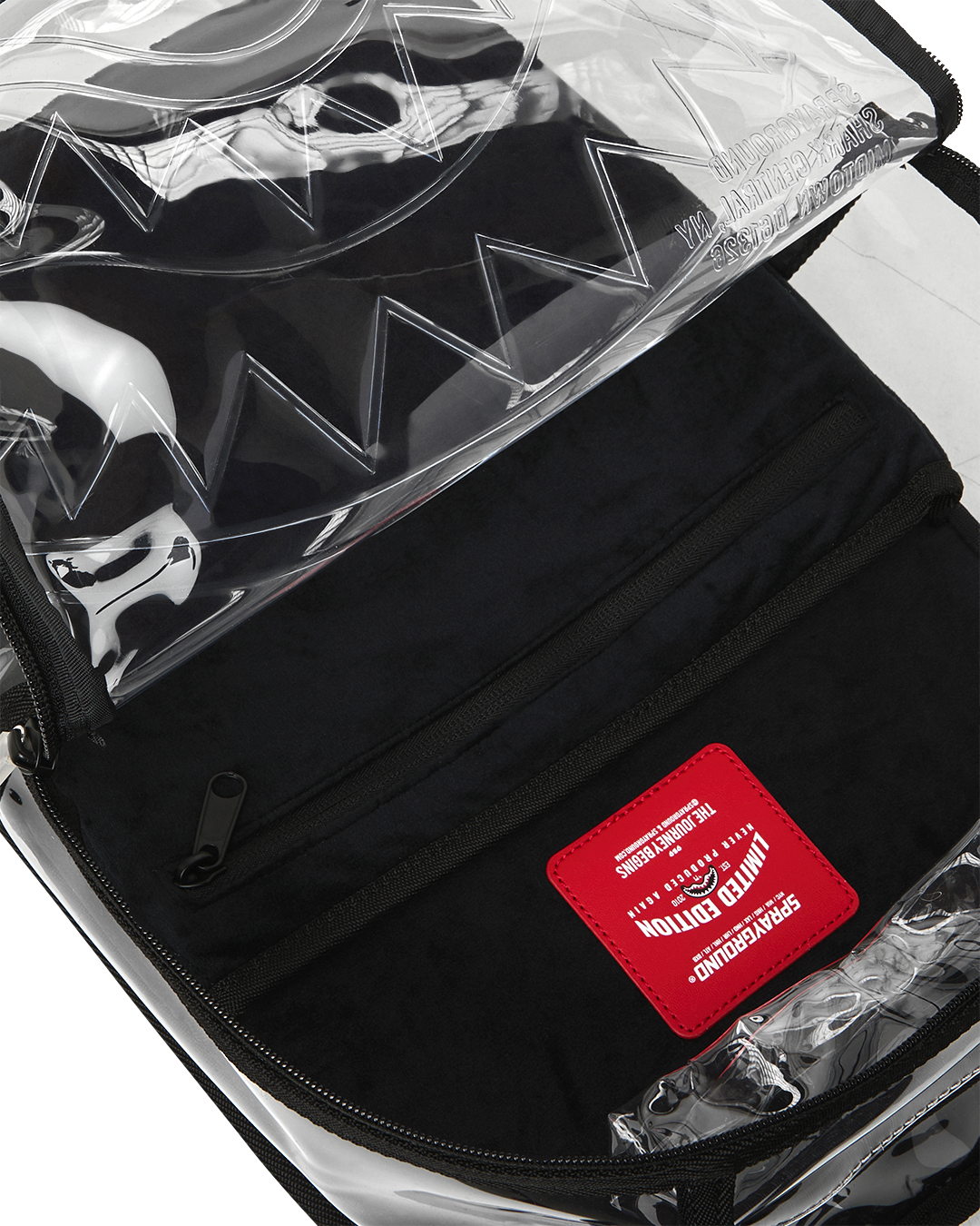 SHARK CENTRAL - CLEAR BACKPACK