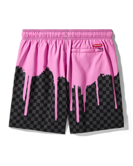 OCEAN DRIP CHECK SWIM SHORT