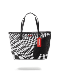 TRIPPY CHECK TOTE