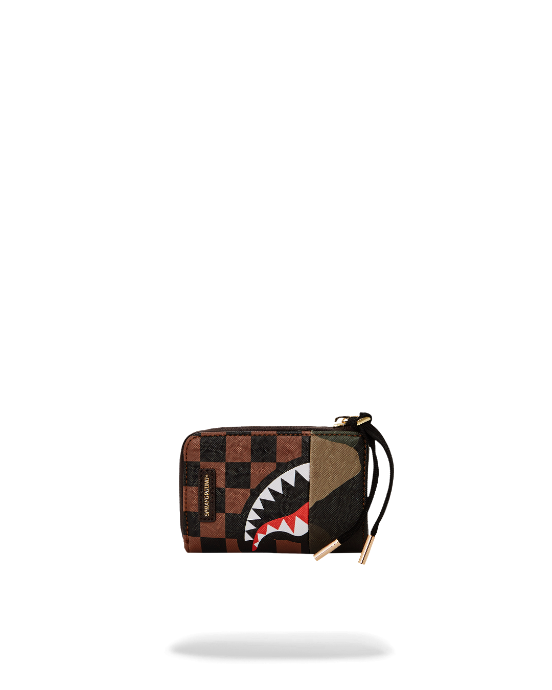 EXTERIOR GOLD ZIP POCKET SHARKS IN PARIS WALLET