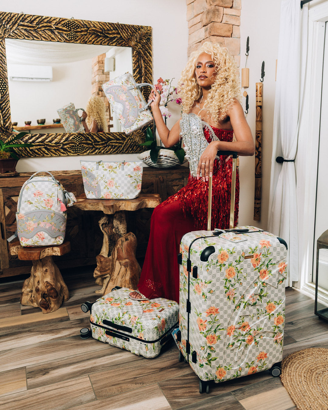 A.I. AFRICAN INTELLIGENCE ELEGANT ENERGY BACKPACK - SANDFLOWER COLLAB