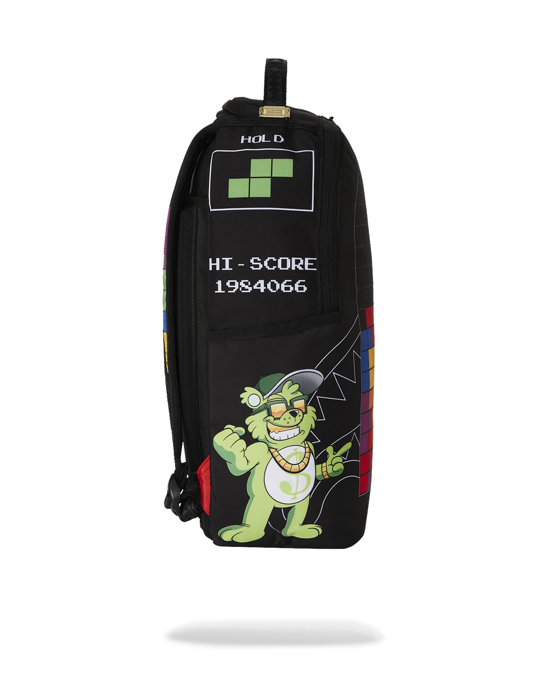 TETRIS WITH DIABLO AND MONEY BEAR BACKPACK