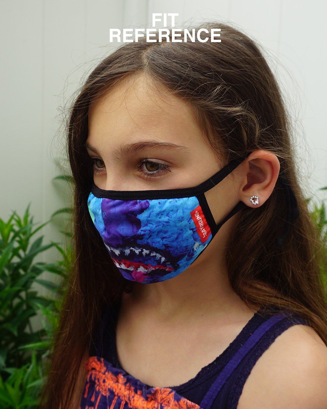 KIDS FORM FITTING MASK: COLOR DRIP